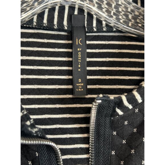 IC By Connie K Quilted Zip Cardigan S - Picture 5 of 8